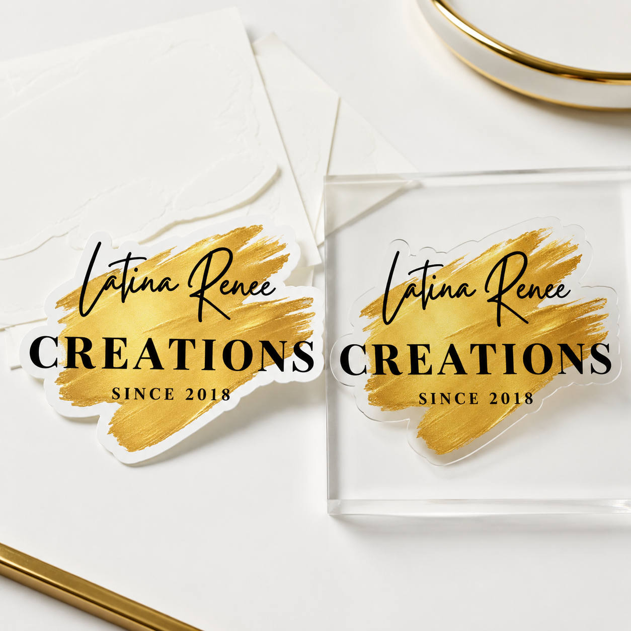 Custom Stickers – White or Clear Background