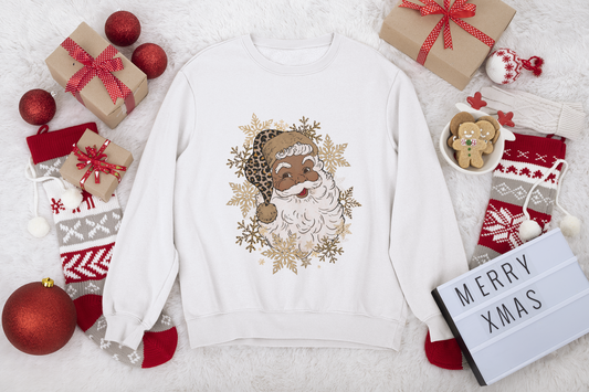 PRE-ORDER: Black Santa Sweatshirt